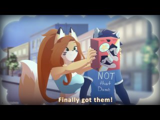furry yiff double dare fox liz eipril (no sound, subtitles)
